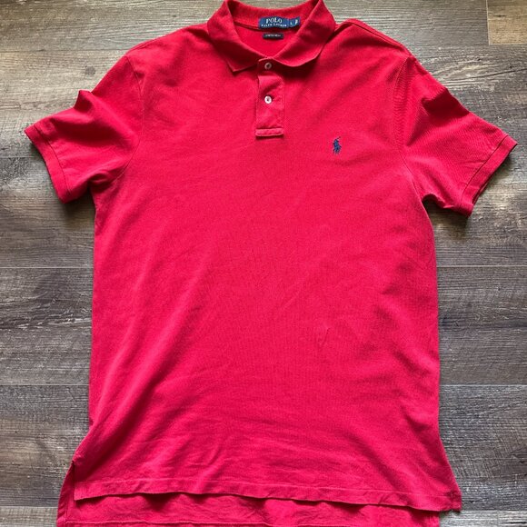 POLORalphLaurenRedpoloshirtLARGE